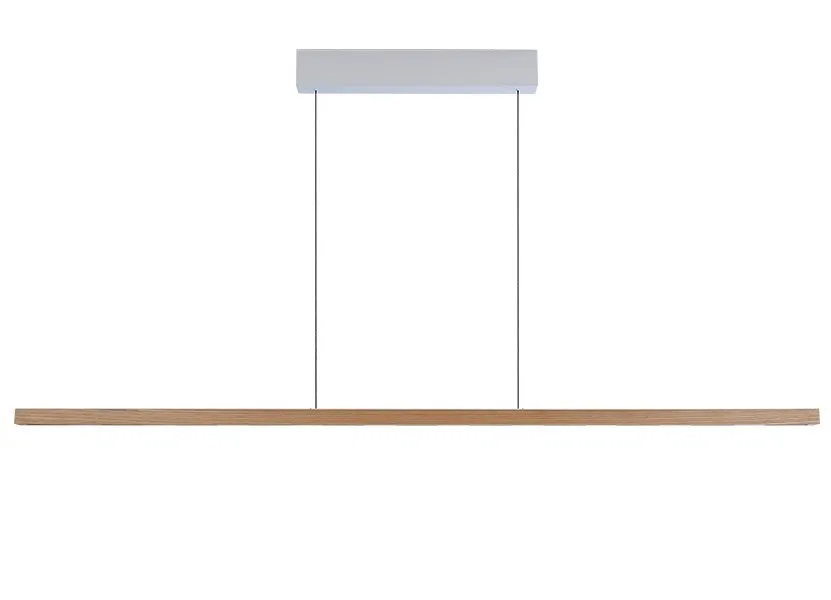 IMMAX NEO MADEIRA lineár osvětlení, dřevo jasan, 157cm, stmívatelné senzorem