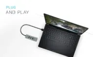 i-Tec USB3.0 HUB 3port Metal + Gigabit Ethernet adaptér, 1x USB na RJ-45