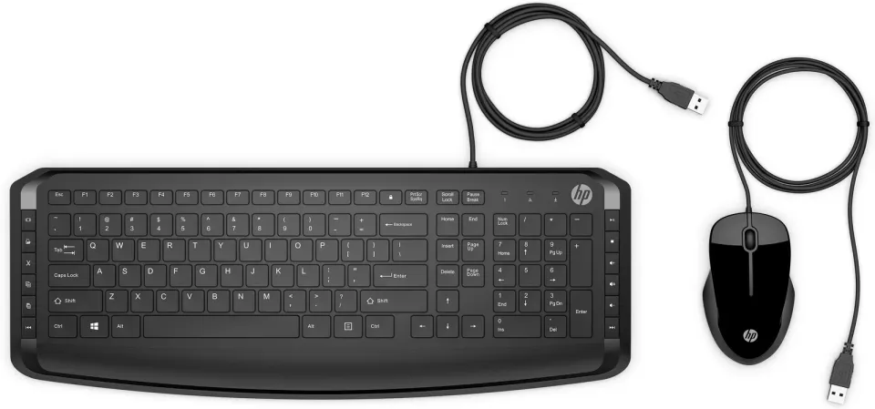 HP Wired Keyboard & Mouse 200 EN - Klávesnice a myš