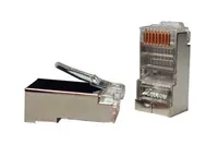 Konektor STP RJ45 (8p8c), Cat5E, 50µm, licna(lanko) - 100 ks