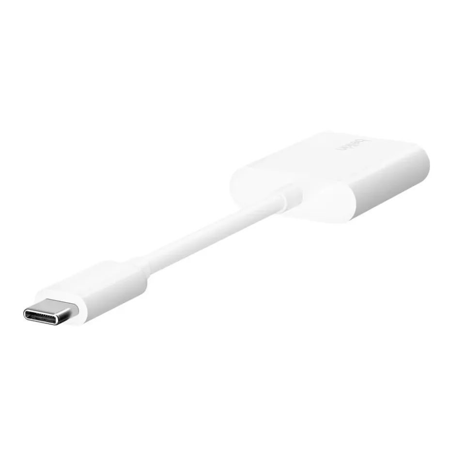 Belkin USB-C adaptér/rozdvojka - USB-C napájení + USB-C audio / nabíjecí adaptér