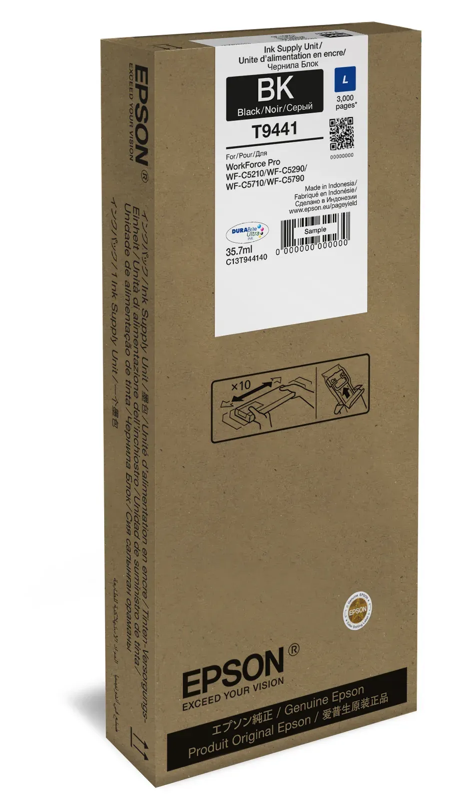 EPSON cartridge T9441 black L (WF-C5xxx)