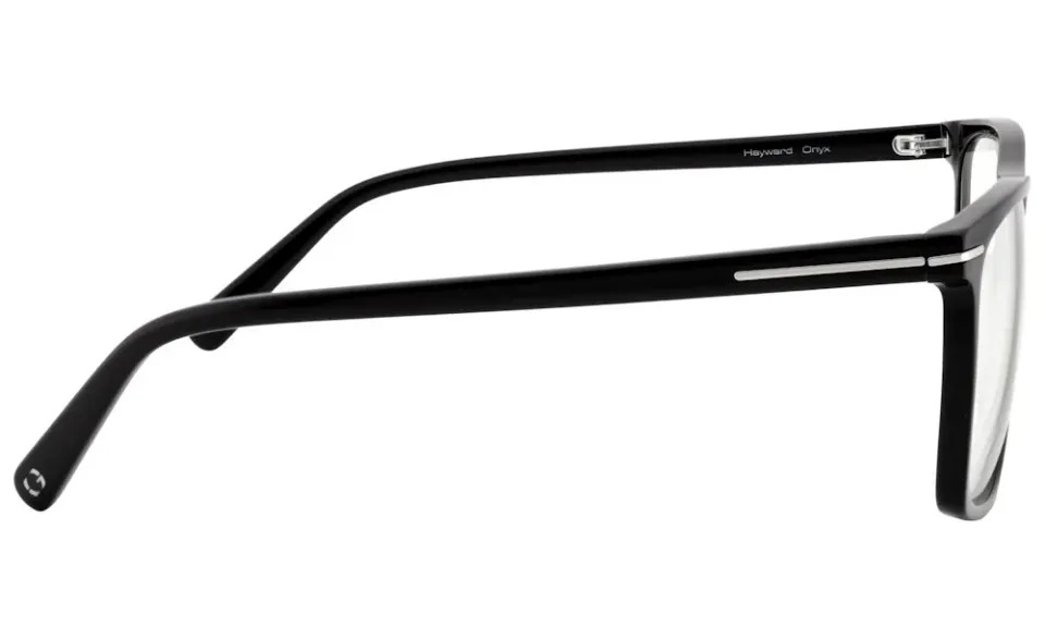 GUNNAR kancelářske/herní brýle HAYWARD ONYX čirá skla BLF 35 GUNNAR focus