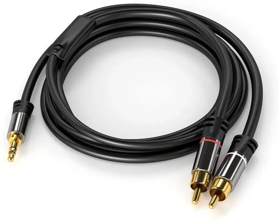 PremiumCord HQ stínený kabel stereo Jack 3.5mm-2xCINCH M/M 3m