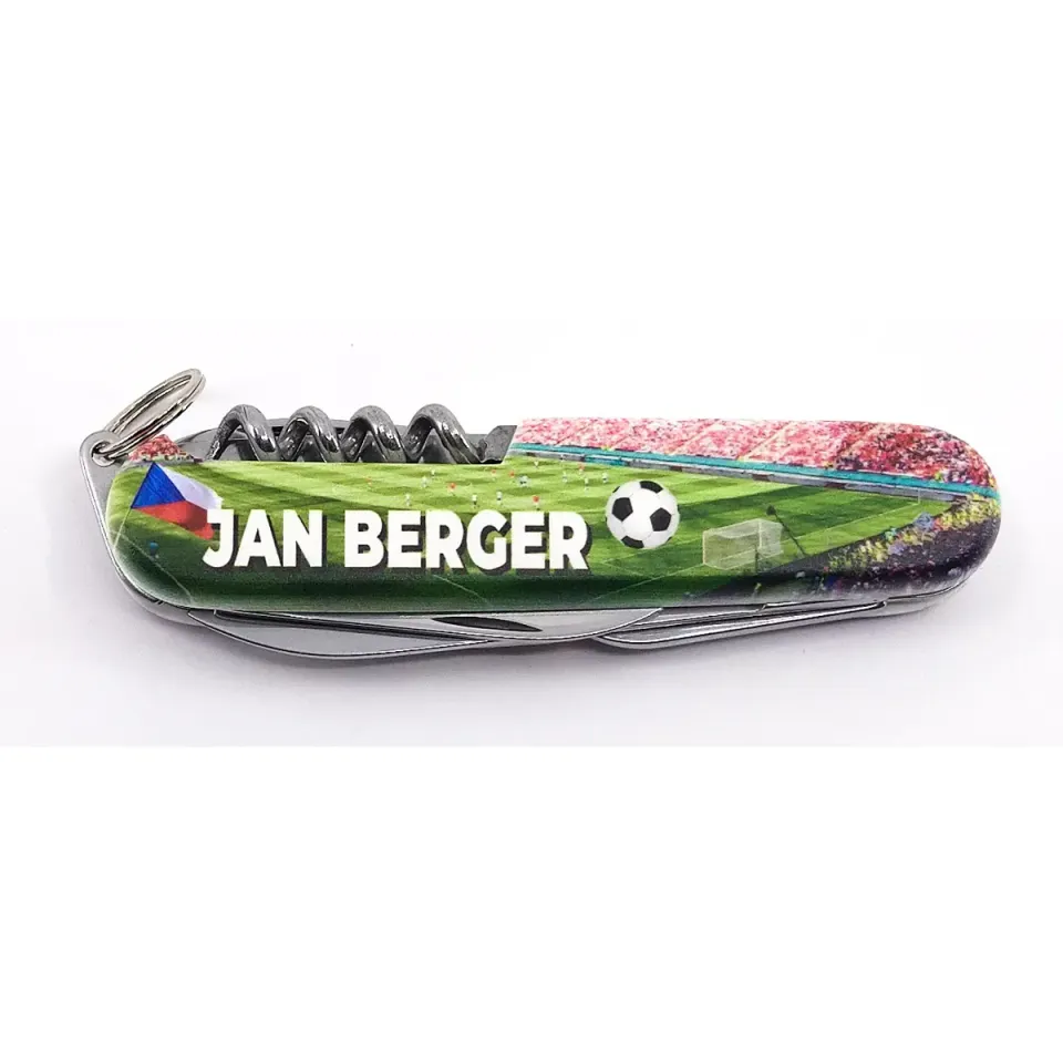 Kapesní zavírací nůž STOVKA 6dílný - Fotbalové legendy: Jan Berger - limitovaná edice 100-NH-6A