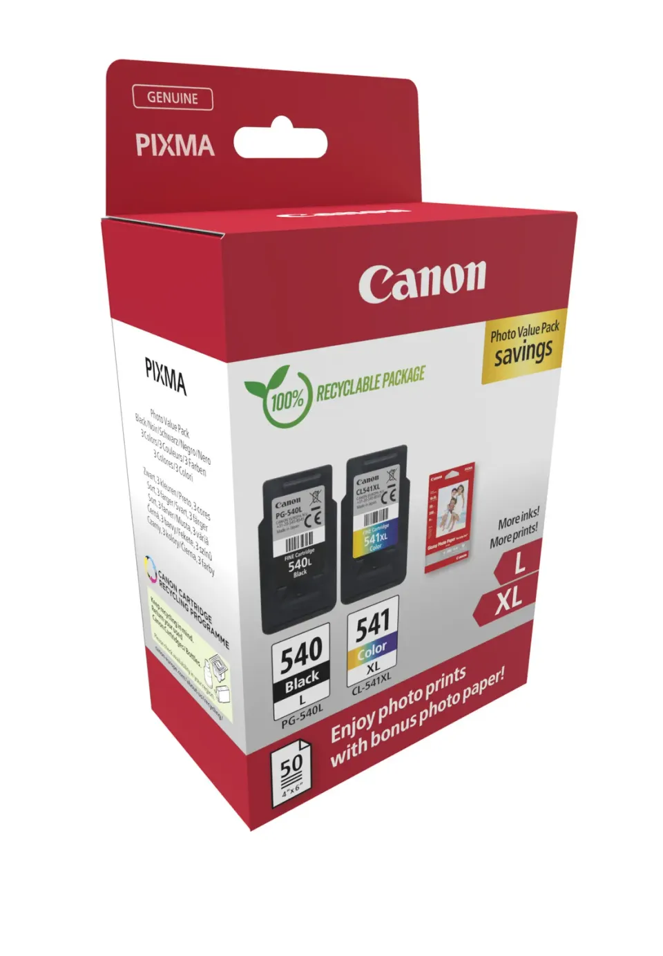 Canon cartridge PG-540L/CL-541XL PHOTO VALUE/Multipack