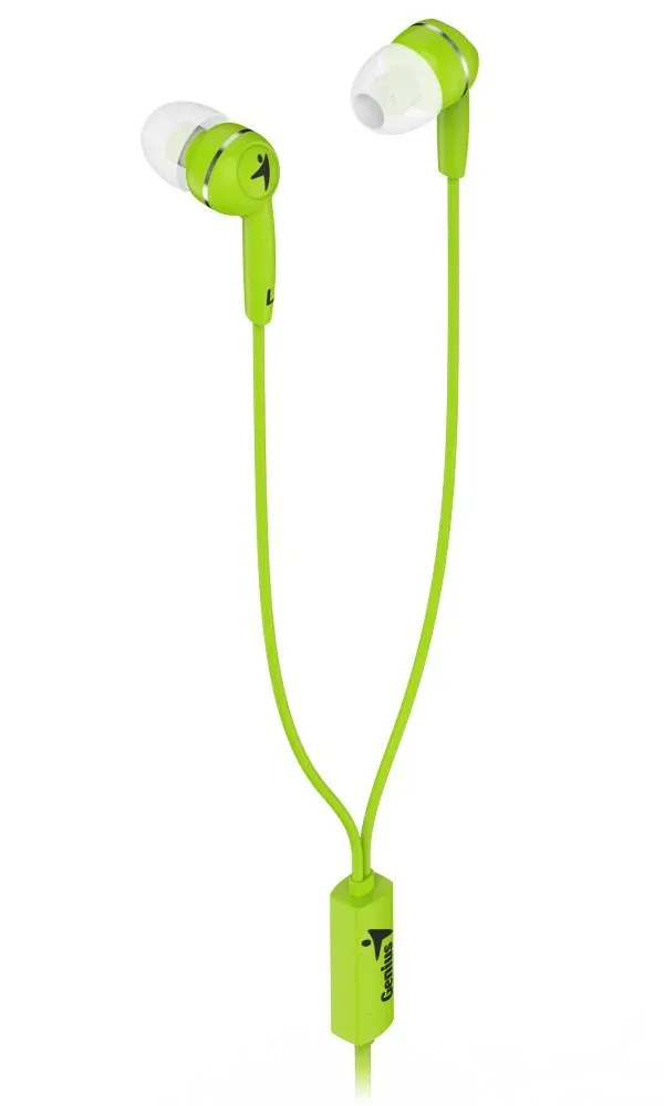 GENIUS HS-M320 /sluchátka s mikrofonem/ 3,5mm jack - 4 pin/ zelený