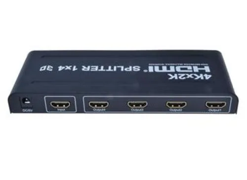 HDMI splitter 4x HDMI 1.4 kompatibilní, kovové pouzdro, 4K, FULL HD, 3D