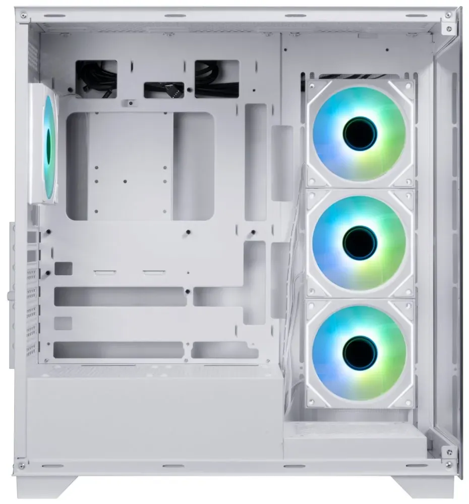 BitFenix skříň CETO / ATX / 4x 120mm ARGB fan / 2x USB 3.0 / USB-C / tvrzené sklo / bílá