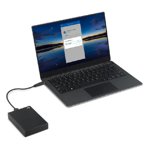 Seagate One Touch with Password, 2TB externí HDD, 2.5", USB 3.0, černý