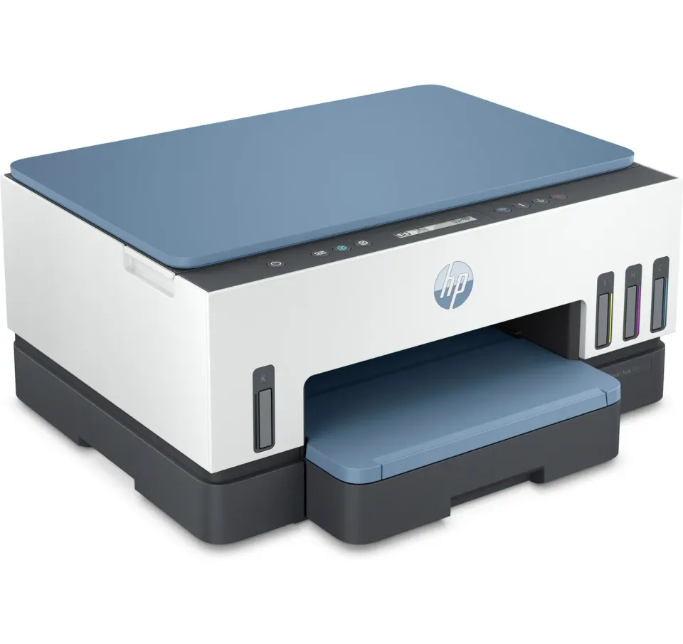 HP Smart Tank 725 – tanková multifunkce A4 (tisk, kopírování, sken), automatický duplex, 250 listů, dvoupásmové Wi-Fi