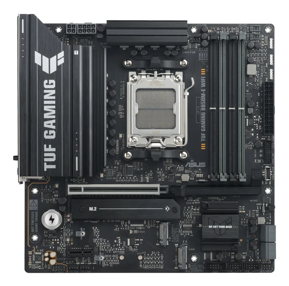 ASUS MB Sc AM5 TUF GAMING B850M-E WIFI, AMD B850, 4xDDR5, 2xDP, 1xHDMI, WiFi, mATX