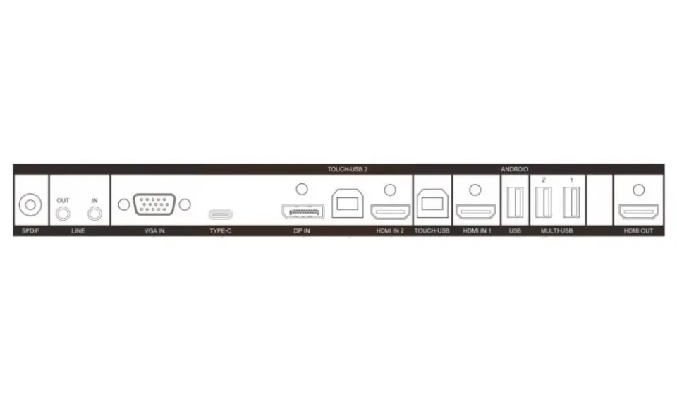 HIKVISION interaktivní dotykový panel 75", 4K, 45points touch ,Android 12 OTA to Android 13, 8+128GB Google apps (EDLA )