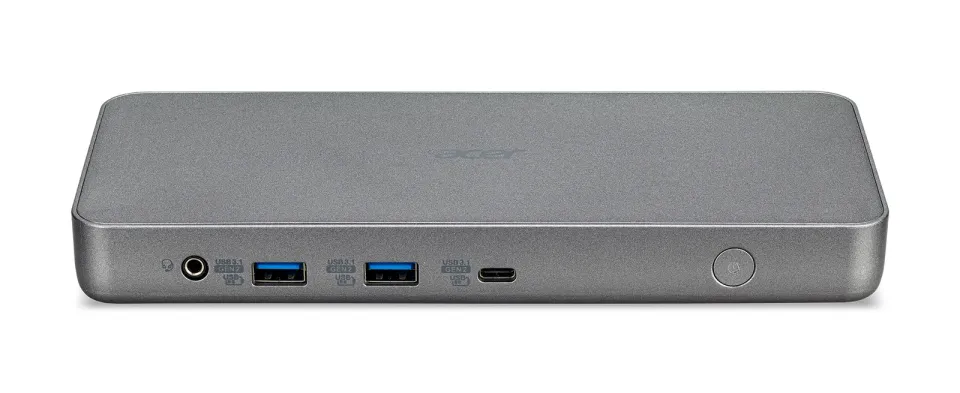 ACER USB Type-C Dock II D501 - 1xUSB-C (Up Stream to NB), 2xUSB-A 3.1 Gen2,4xUSB-A 3.1 Gen1,1xDP 1.4/HDMI 2.0,1xRJ45