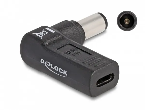 Delock Adaptér na kabel na nabíjení laptopu, ze zásuvky USB Type-C na zástrčku D (60008)