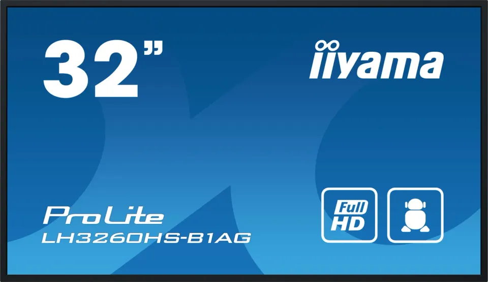 32" iiyama LH3260HS-B1AG: VA,FHD,Android 11,24/7