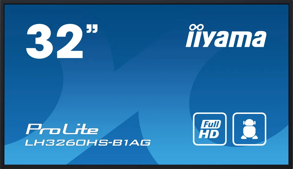 32" iiyama LH3260HS-B1AG: VA,FHD,Android 11,24/7