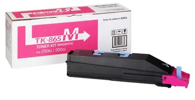 Kyocera toner TK-865M/ TASKalfa 250ci/ 12 000 stran/ purpurový