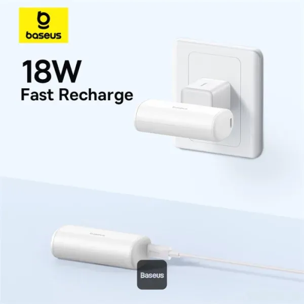 Baseus power banka 5000mAh 20W USB-C bílá
