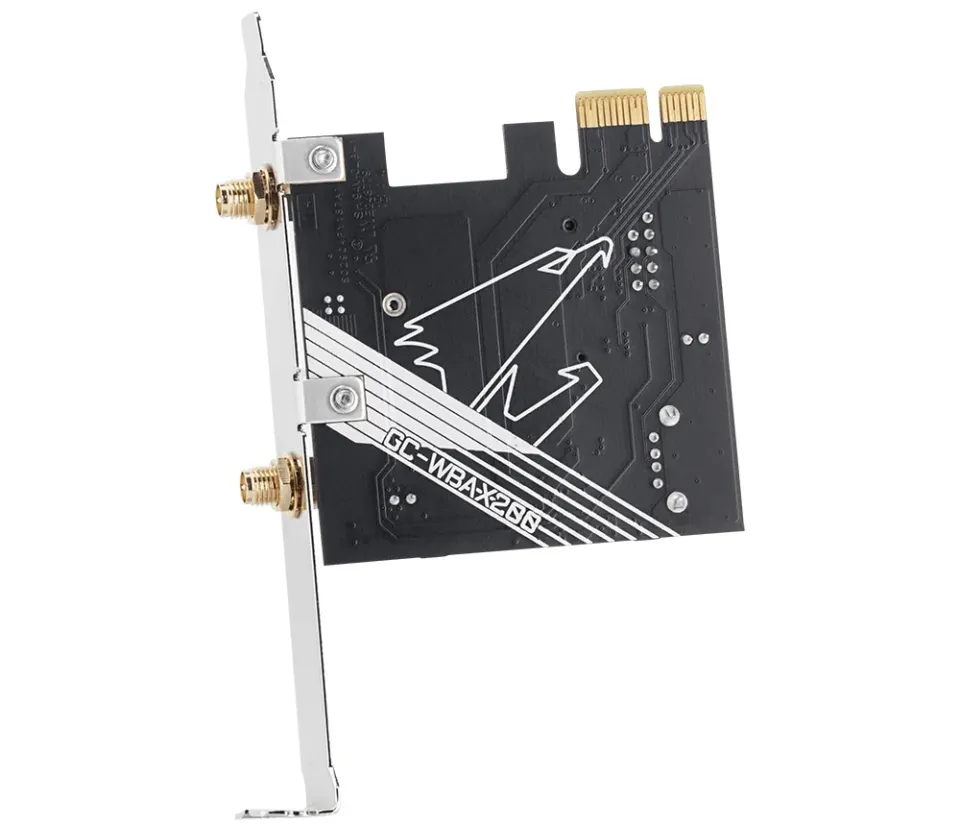 GIGABYTE GC-WBAX200, WiFi 802.11ax, Bluetooth 5.0, PCIe, Dual Band, 2400Mbps