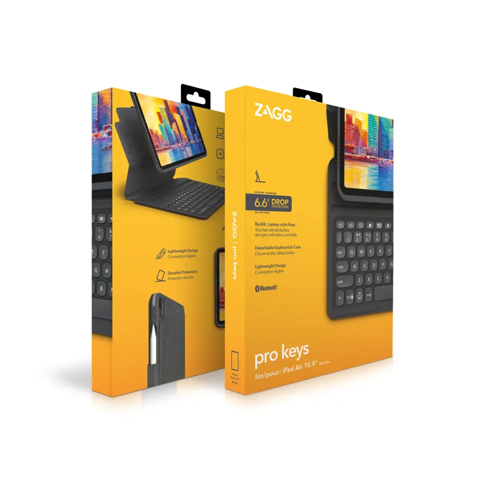 ZAGG Klávesnice Pro Keys iPad Air 10.9" černá CZ/SK