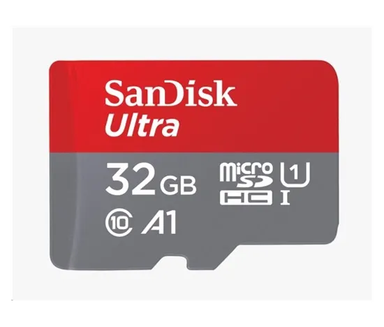 SanDisk MicroSDXC karta 32GB Ultra (120 MB/s, A1 Class 10 UHS-I, Android) + adap