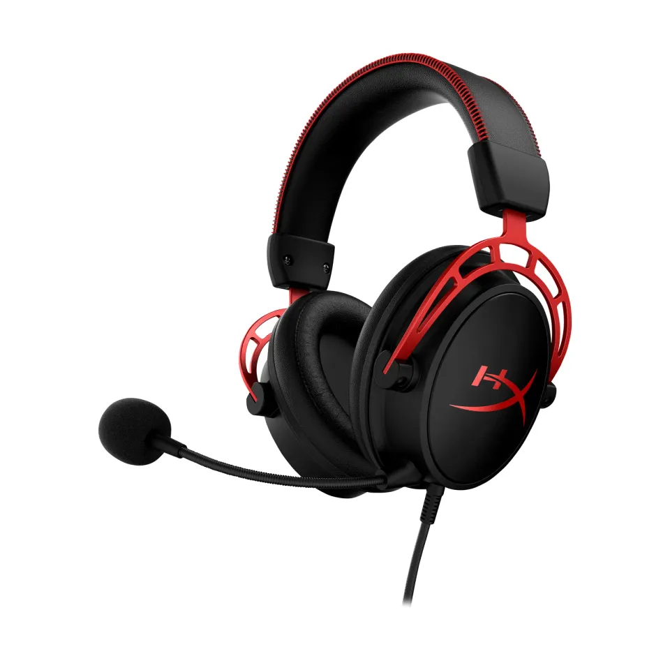 HyperX Cloud Alpha - herní headset červený