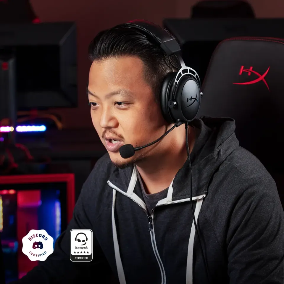 HyperX Cloud Alpha - herní headset červený