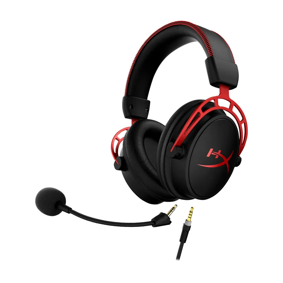 HyperX Cloud Alpha - herní headset červený