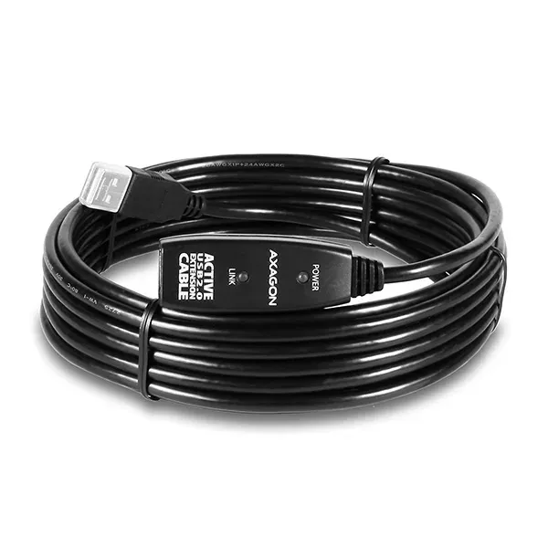 AXAGON ADR-205, USB 2.0 A-M -> A-F aktivní prodlužovací / repeater kabel, 5m
