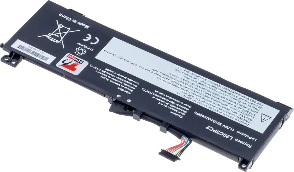Baterie T6 Power pro Lenovo IdeaPad 3-15ACH6, 3-15IHU6, 3910mAh, 45Wh, 3cell, Li-poly