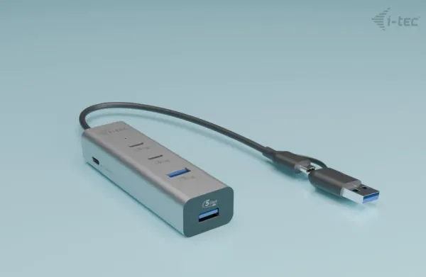 i-tec Universal Charging Metal HUB 2x USB-C + 2x USB-A Port, PD 85W