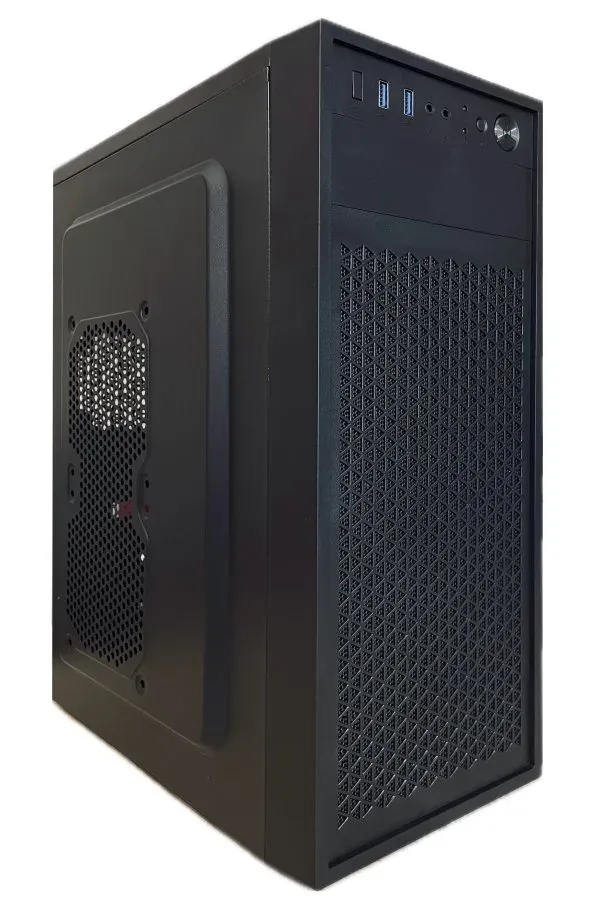 EUROCASE skříň ML N6-530B, ATX, 2x USB-A, 2x 120mm ARGB Fan, černá