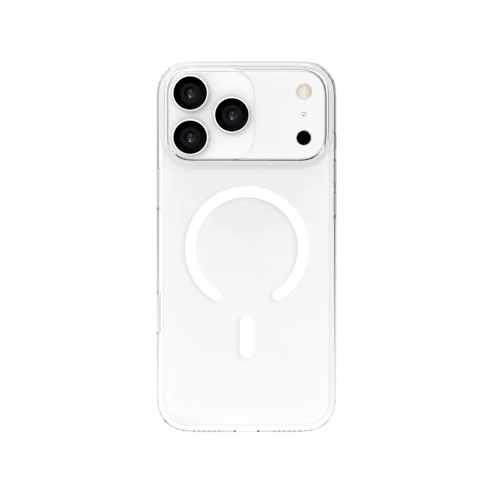 ER Ochranný kryt Mag Slim pro iPhone 17 Pro Max - průhledný