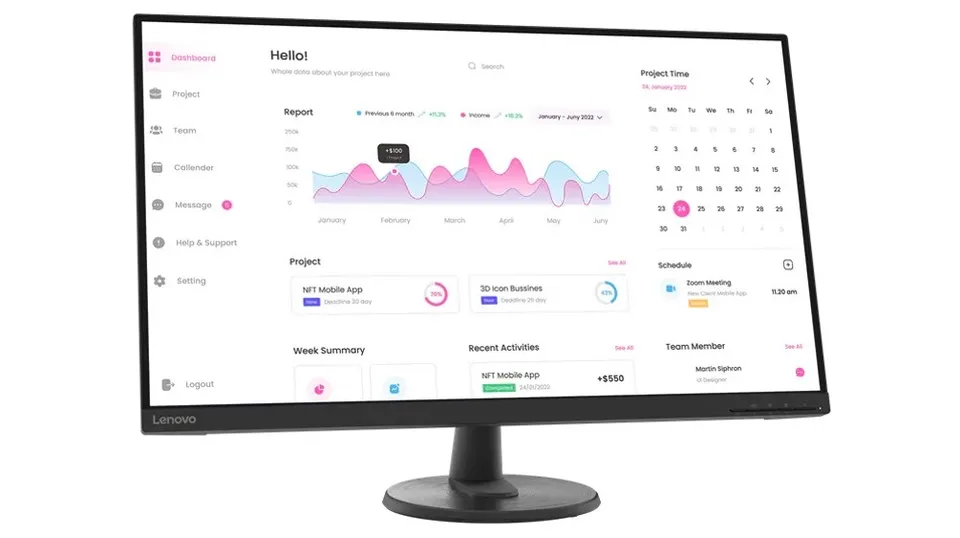 Lenovo CONS LCD D32-40 31,5"/VA/16:9/1920x1080/antiglare/3000:1/250nitů/HDMI+D