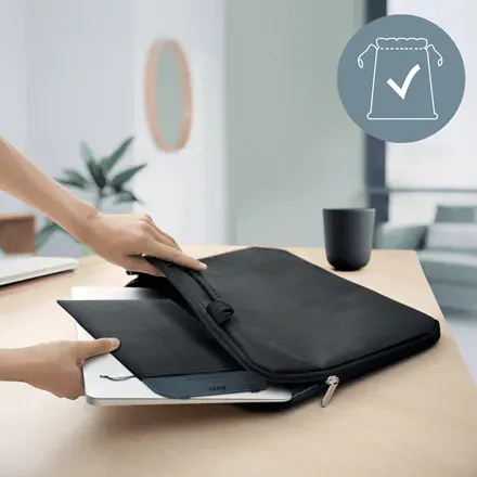 Leitz Ergo cestovní ultratenký stojan na notebook, hliníkový, tmavě šedý