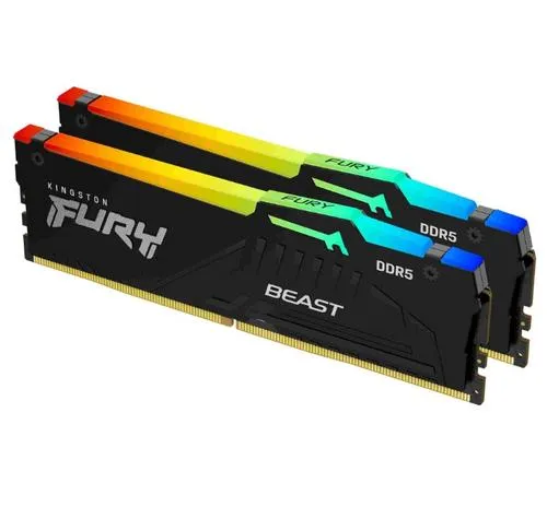 Kingston Fury Beast RGB 32GB (2×16GB) DDR5-5600 CL40