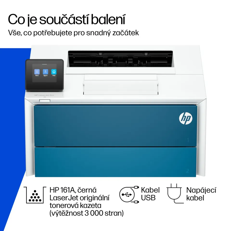 HP LaserJet Pro/4007dw/Tisk/Laser/A4/LAN/WiFi/USB