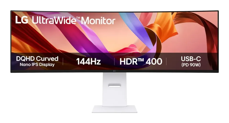 LG UltraWide/49U950A-W/49"/IPS/DQHD/144Hz/5ms/Bílá/2R