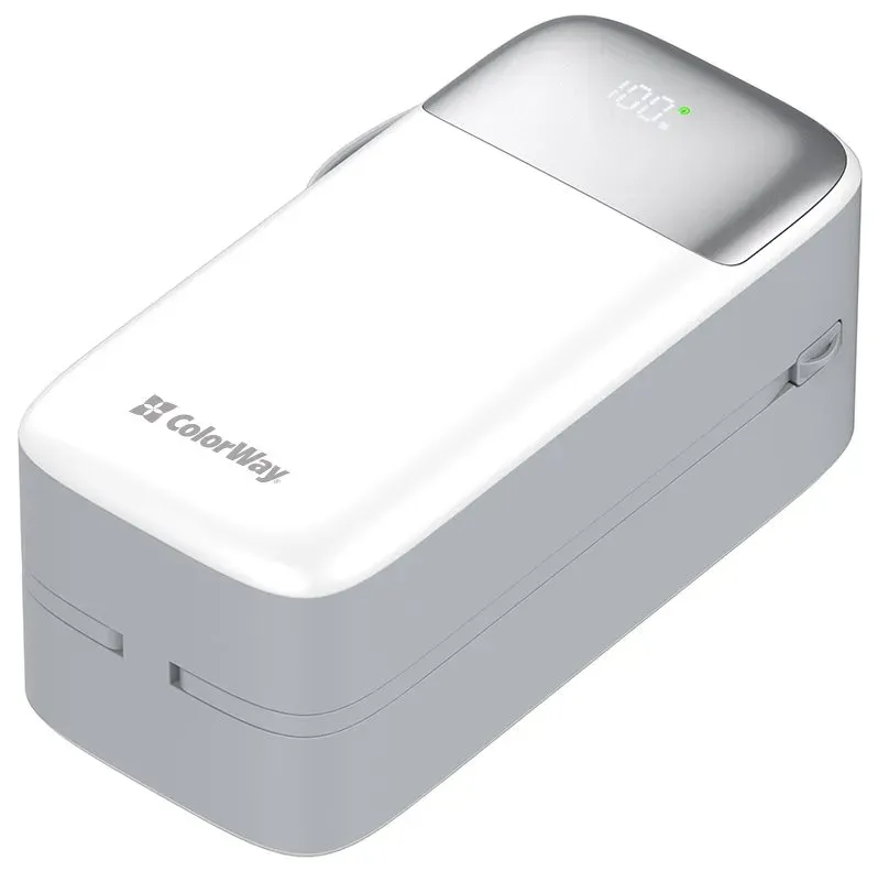 COLORWAY powerbanka/ 50 000mAh/ 1x USB QC3.0/ USB-C/ Lightning/ 22,5W/ Bílá
