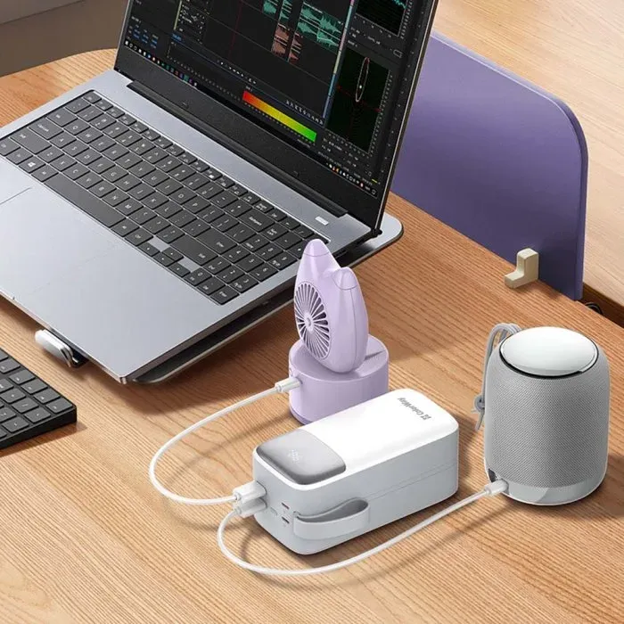 COLORWAY powerbanka/ 50 000mAh/ 1x USB QC3.0/ USB-C/ Lightning/ 22,5W/ Bílá