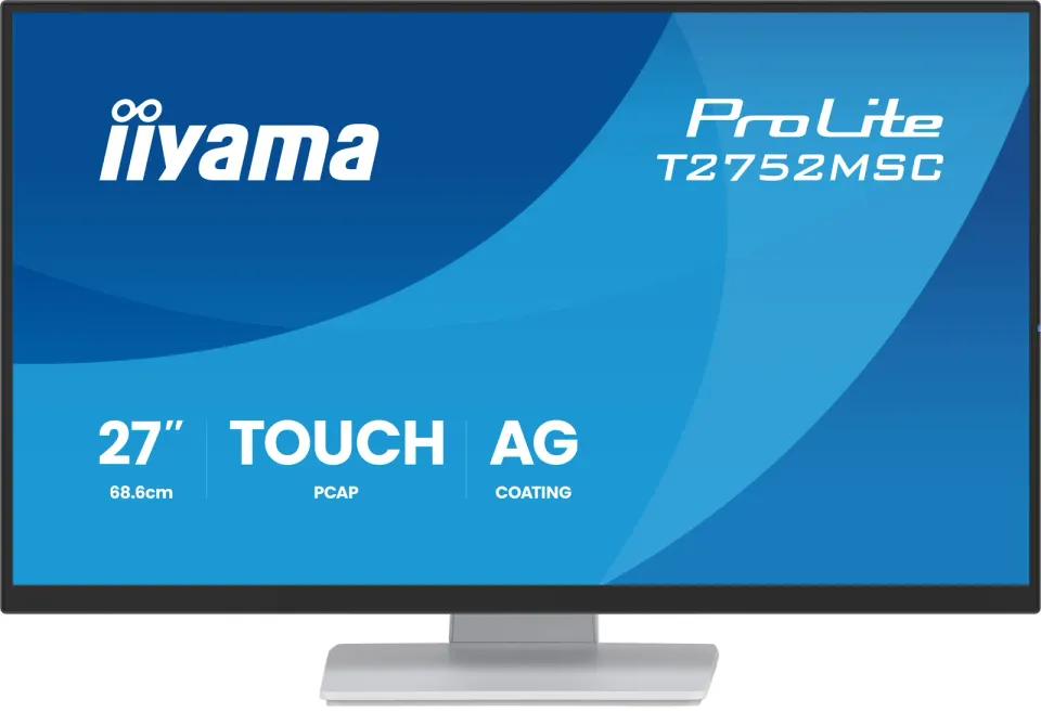 27" iiyama T2752MSC-W1AG:IPS,FHD,HDMI,DP