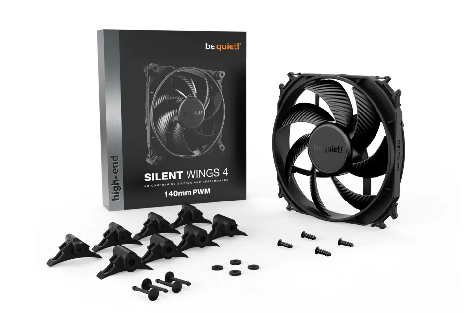 Be quiet! / ventilátor Silent Wings 4 / 140mm / PWM / 4-pin / 13,6dBA