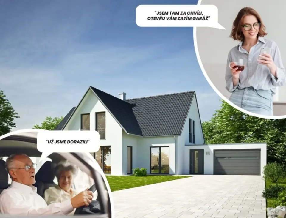 IMMAX NEO LITE SMART ovládání garážových vrat a automatických bran, Wi-Fi, TUYA