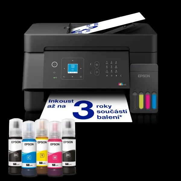 EPSON EcoTank L5390 - A4/33ppm/4ink/ADF/Wi-Fi//LAN/CISS/