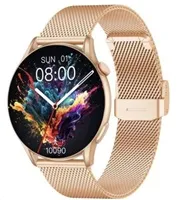 WG - Chytré hodinky WG AirFlex 2 Elegance, dámské, 2x řemínek, zlatá