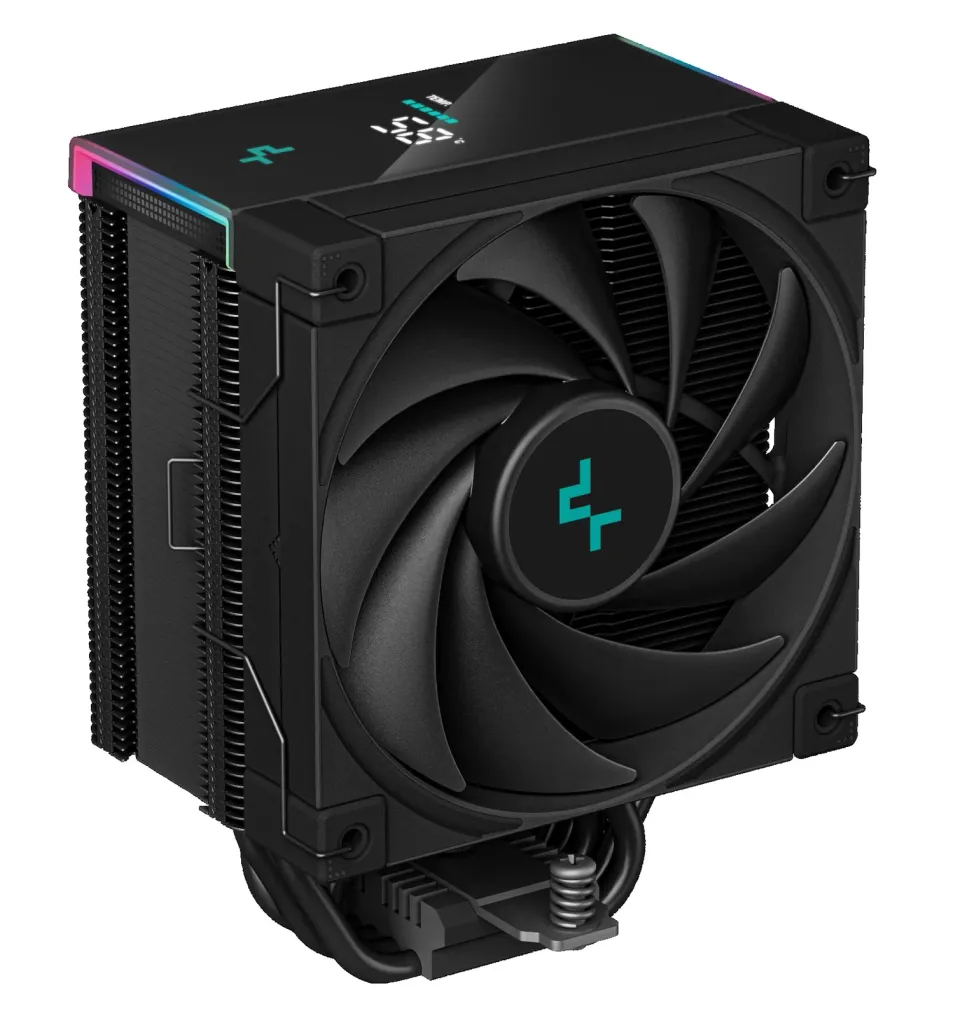 DEEPCOOL chladič AK500S Digital / užší / 120mm fan / 5x heatpipes / PWM / pro Intel i AMD / černý