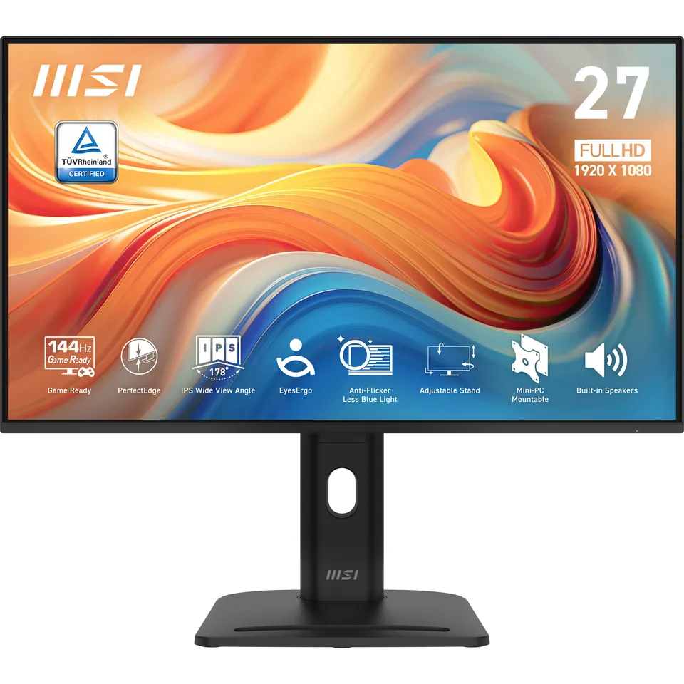 MSI monitor PRO MP275PG E14, 27"/FHD/IPS ,144Hz/1ms/HDMI/DP/D-Sub/Výšk. nast./Pi