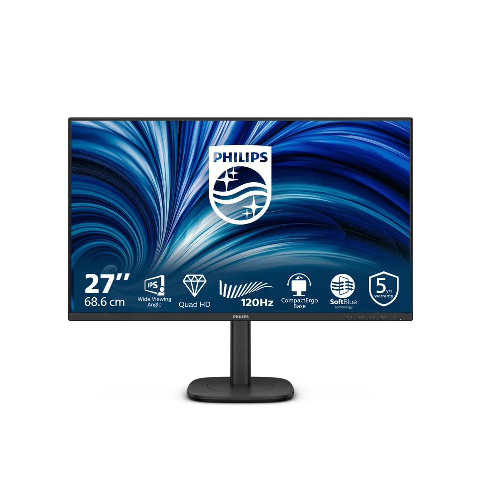 Philips LCD 27B2N3500J 27" IPS/2560x1440@120Hz/4ms/350cd/2xHDMI/DP/4xUSB/Repro/P