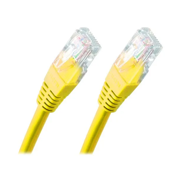 XtendLan Patch kabel Cat6 UTP 1m - žlutý